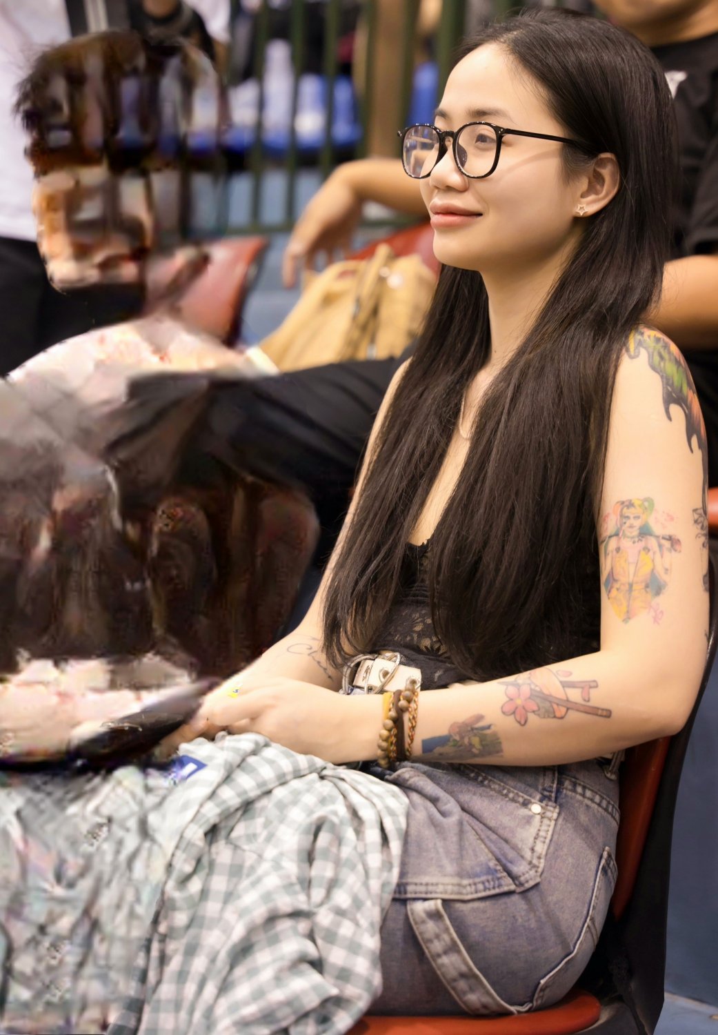 Asian Vietnam Girl Tattoo Selfie - Lại Nguyễn Quỳnh Vy #bKRa978E